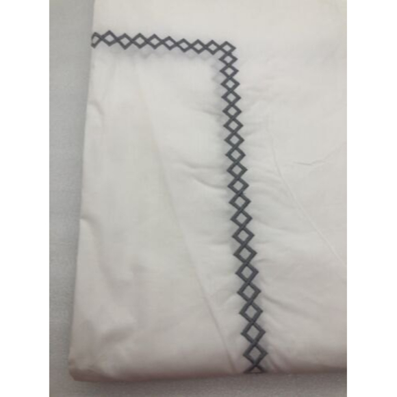 Rivolta Carmignani Embroidered Top Sheet White Italy Made 229CMx234CM - Picture 3 of 8